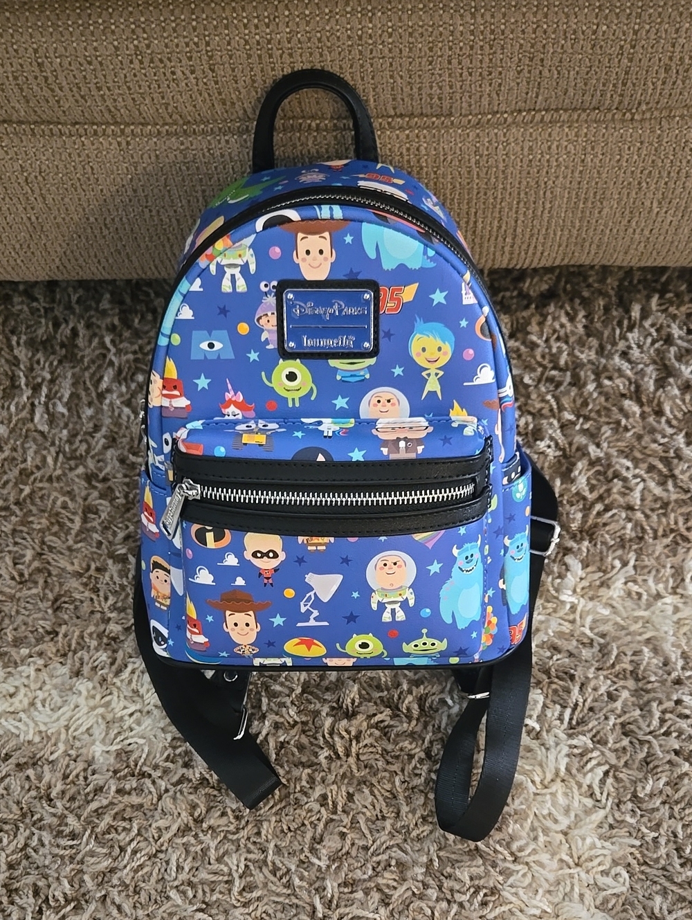 NWOT Disney Parks Loungefly Pixar Chibi Characters Hard Tag